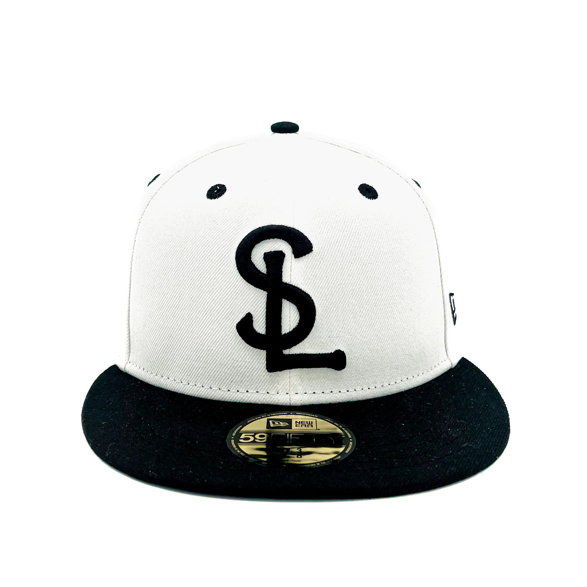 New Era White Salt Lake Bees Alternate Logo Authentic Collection 59Fifty Fitted Hat