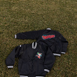 Utah Dirty Sodas Black OT Adult Satin Bomber Jacket