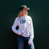 Salt Lake Bees White Nike Dri-FIT Legend Official On Field Long Sleeve Tee