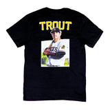 Salt Lake Bees Black OT Mens Trout Goat Tee