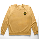 Bees 108 Stitches 2025 Beehive Baseball Embroidered Crewneck Yellow