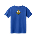 Salt Lake Bees Blue Jensen the UtahRaptor Dino Youth Short Sleeve Tee