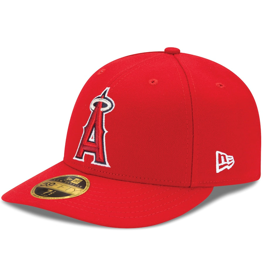 Los Angeles Angels Red New Era Onfield Low Profile Authentic Collection