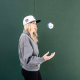 Salt Lake Bees White MiLB USA250 Red, White & Blue American Flag Baseball