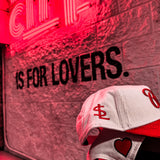 Salt Lake Bees Cream New Era Corduroy Red Script Two Tone Snapback 940 A Frame