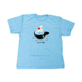 Salt Lake Bees Blue Baseballism Youth Ice Cream Cap Tee