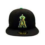Los Angeles Angels Black New Era 2026 St. Patrick's Day Fitted 5950