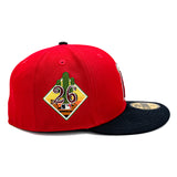 Los Angeles Angels Red New Era 2026 Official Spring Training Desert Fitted 5950