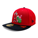 Los Angeles Angels Red New Era 2026 Official Spring Training Desert Fitted 5950