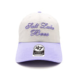 Salt Lake Bees White '47 Brand Pastel Purple Princess Adjustable Clean Up