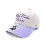 Salt Lake Bees White '47 Brand Pastel Purple Princess Adjustable Clean Up