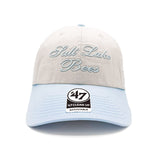 Salt Lake Bees White '47 Brand Pastel Blue Princess Adjustable Clean Up
