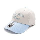 Salt Lake Bees White '47 Brand Pastel Blue Princess Adjustable Clean Up