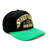 Salt Lake Bees Black '47 Brand Green Suede Lucky Charm Snapback Hitch