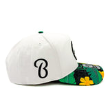 Salt Lake Bees White '47 Brand Fiji Floral Brim Snapback Hitch