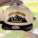 Salt Lake Bees Cream New Era Snapback Mountain Skyline Snapback 950 A Frame