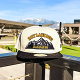 Salt Lake Bees Cream New Era Snapback Mountain Skyline Snapback 950 A Frame