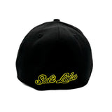 Salt Lake Bees Black New Era Flex Fit SL Back Script Patch 3930