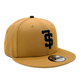 Salt Lake Bees Tan New Era Snapback Upside Down SL 950