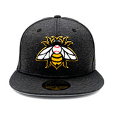 Bees 2025 Black New Era Fitted Shadow Tech Alternate Bumble 5950