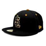 Salt Lake Bees Black New Era Fitted 50's Throwback 5950