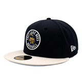 Salt Lake Bees Navy New Era Primary Logo Chrome Fitted 5950