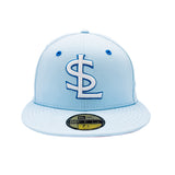 Salt Lake Bees Glacial New Era Pastel Blue Princess Fitted 5950