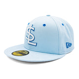 Salt Lake Bees Glacial New Era Pastel Blue Princess Fitted 5950