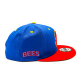 Salt Lake Bees Royal Blue New Era Supergirl Logo Crimson Red Snapback 950