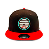 Salt Lake Bees Cola Brown New Era Dirty Soda Two Tone Beehive Snapback 950