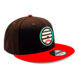 Salt Lake Bees Cola Brown New Era Dirty Soda Two Tone Beehive Snapback 950