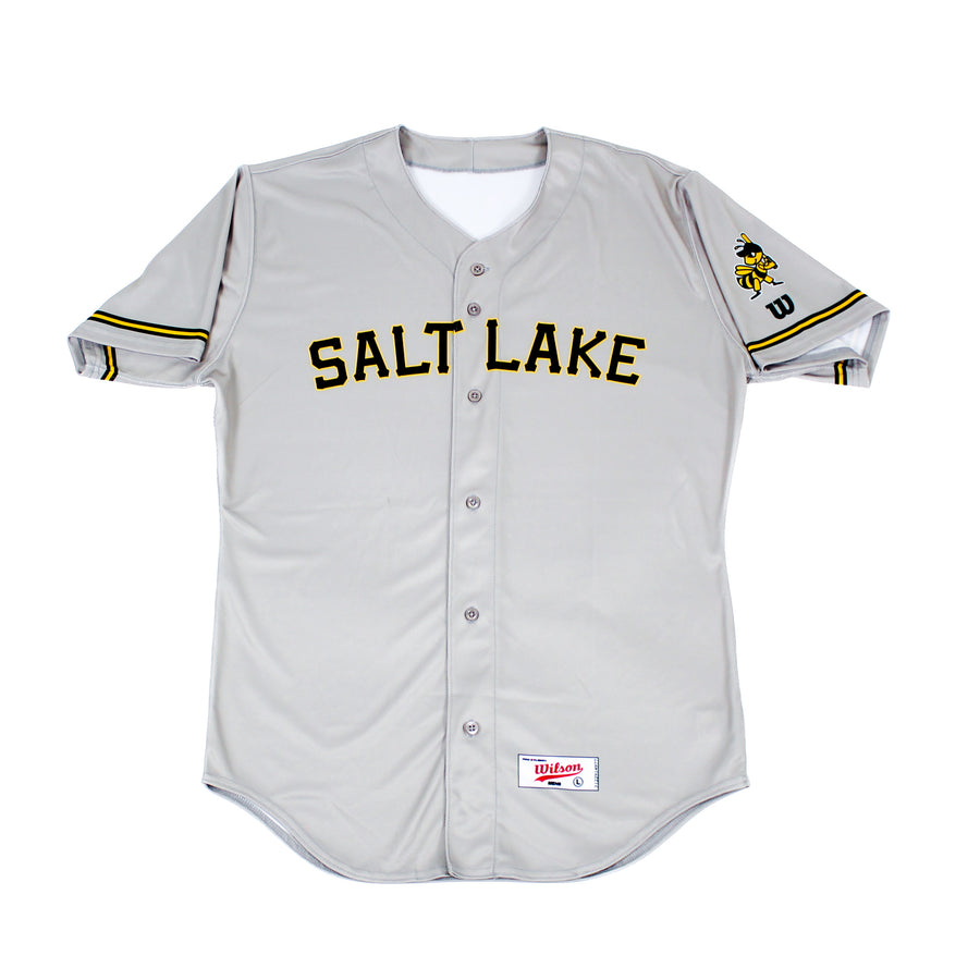 Salt Lake Bees Grey Wilson Official Adult Road Jersey