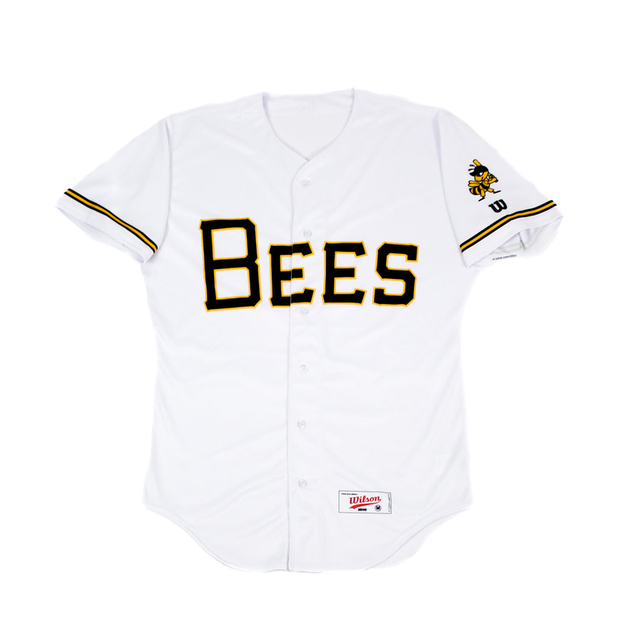 Salt Lake Bees White Wilson Official Home Jersey