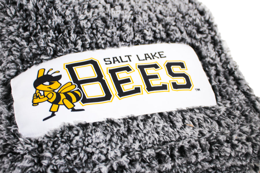 Salt Lake Bees Grey Logo Frosty Fleece