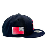 United States National Team Navy New Era Snapback 2023 WBC On Field 950