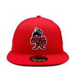 Salt Lake Bees Red New Era Fitted Scarlet Bee Angels Night 5950