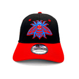 Salt Lake Bees Black New Era Web-Slinger Crimson Red Alt Bee Adjustable 920