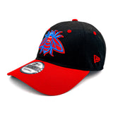 Salt Lake Bees Black New Era Web-Slinger Crimson Red Alt Bee Adjustable 920