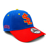 Salt Lake Bees Royal Blue New Era Supergirl Logo Crimson Red Adjustable 920