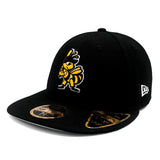 Salt Lake Bees Black New Era 2024 Home Bumble Low Profile Authentic Collection Fitted 5950