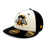 Salt Lake Bees Cream New Era 2025  Alternate 4 Bee Low Profile Authentic Collection Fitted 5950