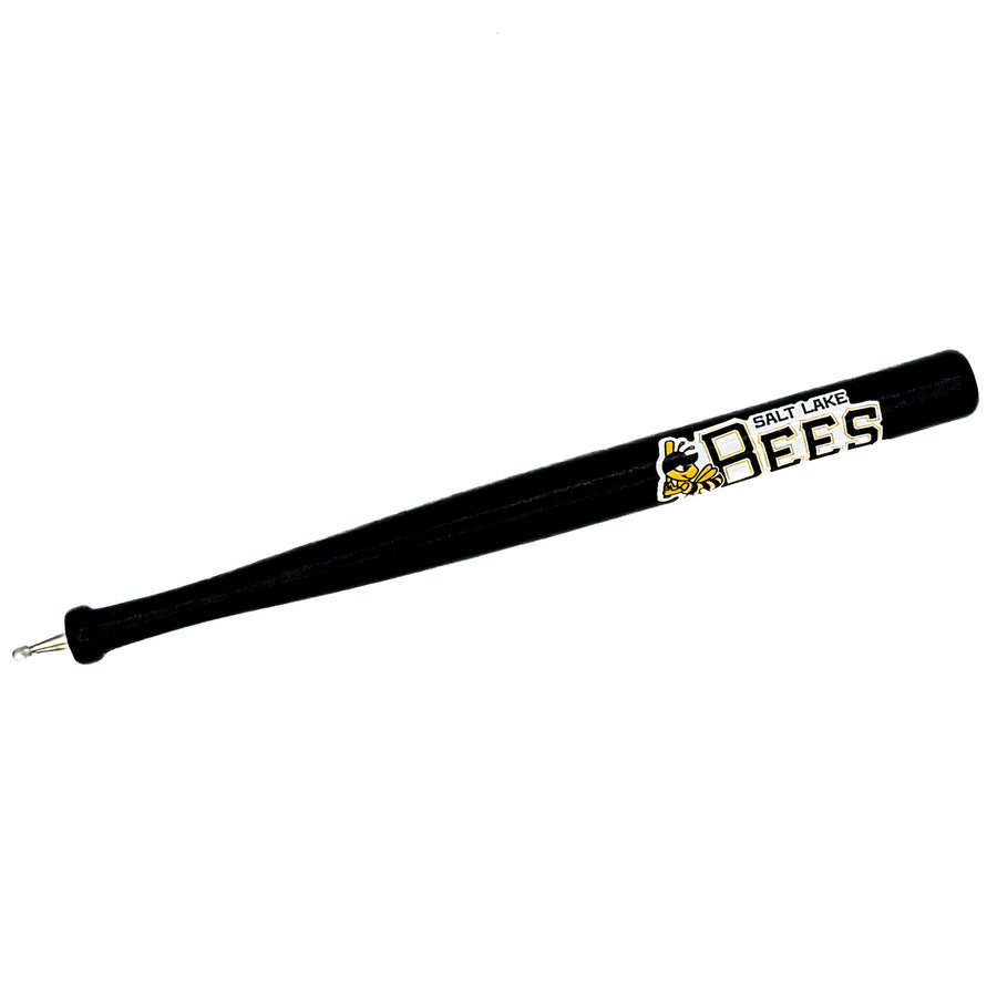 Salt Lake Bees Black Coopersburg 8 Inch Bat Pen