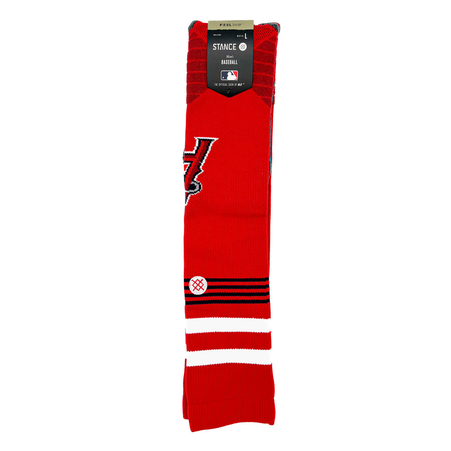 Los Angeles Angels Red Stance High Length Official Team Socks