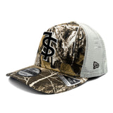 Salt Lake Bees Camo New Era Upside Down SL Realtree Trucker Snapback 950 A Frame