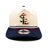 Salt Lake Bees Cream New Era USA250 Fourth of July Official On-field Stars and Stripes Snapback 1920