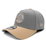 Salt Lake Bees Grey New Era Khaki Primary Logo Misty Morning Snapback 940 A Frame