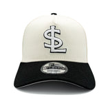 Salt Lake Bees Cream New Era White SL Two Tone Snapback 940 A Frame
