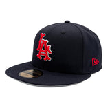 Los Angeles Angels Navy New Era 1960 Red LA Fitted 5950