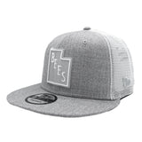 Salt Lake Bees Grey New Era State Trucker Snapback 950