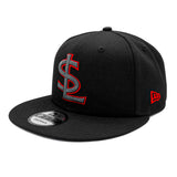 Salt Lake Bees Black New Era Red Outline Sith Snapback 950